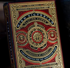 Theory11 Deluxe Playing Cards High Victorian Red Deluxe Kortstokk* Kortstokk