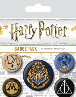 Buttons^Hogwarts Badge Pack
