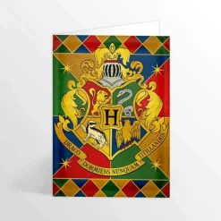Hogwarts Crest Foiled Notecard* Kort, Bursdag & Anledning