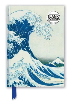 Flame Tree Studio Tegne & Male^Hokusai: The Great Wave (Foiled Blank Journal)