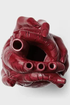 Haunted Homeware Vaser^Hold My Heart Red Vase