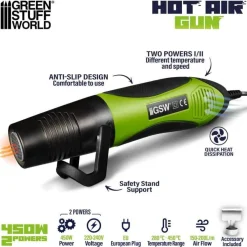 Green Stuff World Hot Air Gun 450W* Tilbehør