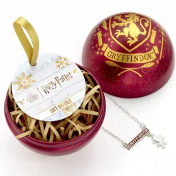 House Gryffindor Gift Bauble with Necklace* Julekuler|Julepynt