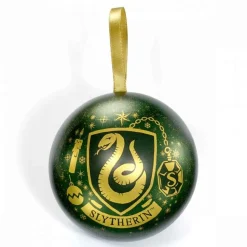 Julekuler|Julepynt^House Slytherin Gift Bauble with Necklace