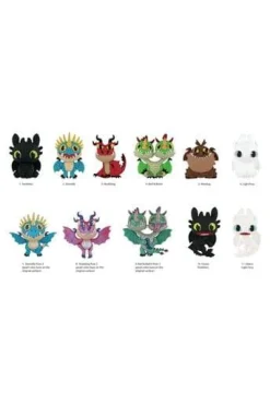 Blind boks How to Train Your Dragon Series 1 PVC Bag Clip* Mystery Box