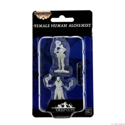 WizKids Karakterer^Human Female Alchemist (Wave 15) Pathfinder Deep Cuts Unpainted Miniature Figur