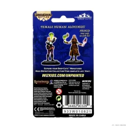 WizKids Karakterer^Human Female Alchemist (Wave 15) Pathfinder Deep Cuts Unpainted Miniature Figur