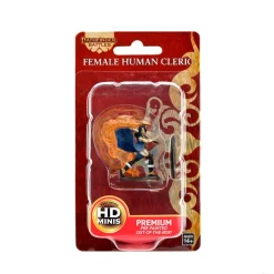 WizKids Karakterer^Human Female Cleric (Wave 2) Pathfinder Battles Premium Painted Figure Figur