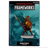WizKids Human Female Fighter (Wave 1) Dungeons & Dragons Frameworks Figur* Karakterer