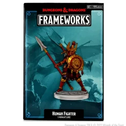 WizKids Human Female Fighter (Wave 1) Dungeons & Dragons Frameworks Figur* Karakterer