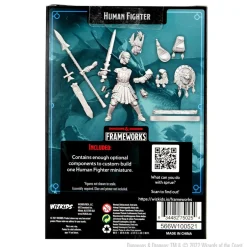 WizKids Human Female Fighter (Wave 1) Dungeons & Dragons Frameworks Figur* Karakterer