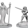 WizKids Human Female Wizard & Halfling Female Holy Warrior Critical Role Unpainted Miniatures* Karakterer