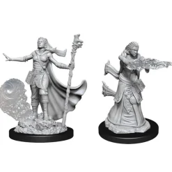 WizKids Karakterer^Human Female Wizard (Wave 11) Dungeons & Dragons Nolzurs Marvelous Unpainted Miniature Figur