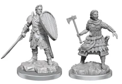 WizKids Karakterer|Tilbehør^Human Fighters (Wave 21) Dungeons & Dragons Nolzurs Marvelous Unpainted Miniature
