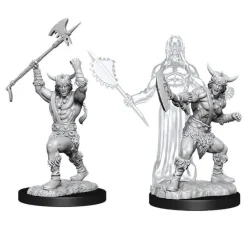 WizKids Karakterer^Human Male Barbarian (Wave 11) Dungeons & Dragons Nolzurs Marvelous Unpainted Miniature Figur