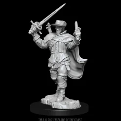 WizKids Human Male Bard (Wave 15) Dungeons & Dragons Nolzurs Marvelous Unpainted Miniature Figur* Karakterer
