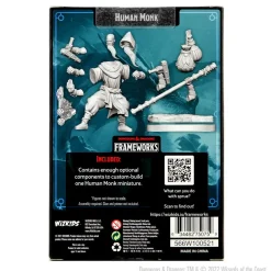 WizKids Karakterer^Human Male Monk (Wave 1) Dungeons & Dragons Frameworks Figur