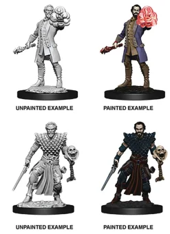 WizKids Human Male Warlock (Wave 10) Dungeons & Dragons Nolzurs Marvelous Unpainted Miniature Figur* Karakterer