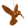 Julekuler^Hummingbird Glitter Amber Plastic Ornament
