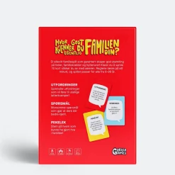 Hvor Godt Kjenner Du Egentlig Familien Din?* Selskapsspill