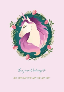 Insight Editions I Wish I Was A Unicorn Embroidered Journal* Strikkeoppskrifter