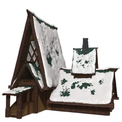 WizKids Kart & Battlemaps|Terreng & Tilbehør^Icewind Dale Rime of the Frostmaiden The Lodge Papercraft Set Dungeons & Dragons Icons of the Realms