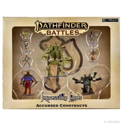 WizKids Impossible Lands Accursed Constructs Box Set Pathfinder Battles Premium Painted Figure* Monstere