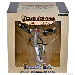 WizKids Monstere^Impossible Lands Adult Umbral Dragon Pathfinder Battles Premium Painted Figure