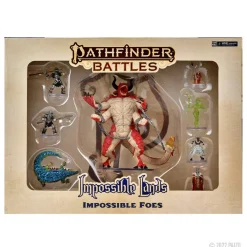WizKids Monstere^Impossible Lands Impossible Foes Box Set Pathfinder Battles Premium Painted Figure