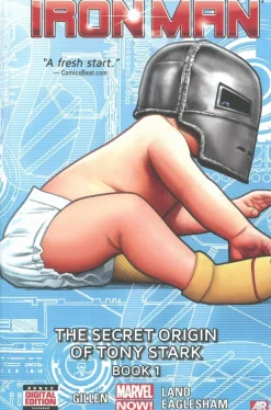 Greg Land Iron Man - Volume 2: The Secret Origin Of Tony Stark - Book 1 (marvel Now)* Iron-Man
