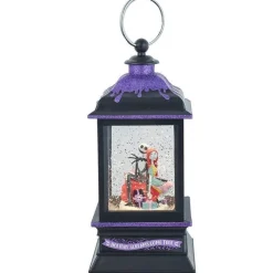 Jack & Sally Spinning Musical Lantern 23 cm* Julekuler|Julepynt