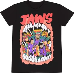 Jaws Stylised Poster T-Shirt* T-Skjorter
