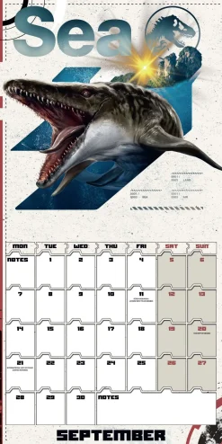JURASSIC WORLD REBIRTH MOVIE 2026 SQUARE CALENDAR* Kalendere