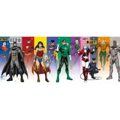 Kort, Bursdag & Anledning^Justice League Foldout Card