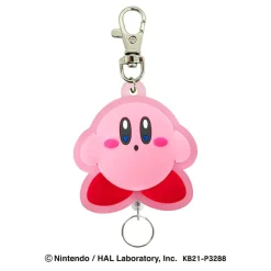 Kirby Pink Rubber Reel Keychain* Nøkkelringer