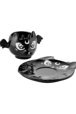 Haunted Homeware Kittea Tea Cup & Saucer* Servisesett