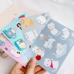 Tilbehør^Kitties Planet Washi Paper Sheet Sticker Set (4)