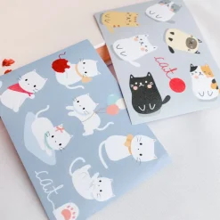 Tilbehør^Kitties Planet Washi Paper Sheet Sticker Set (4)