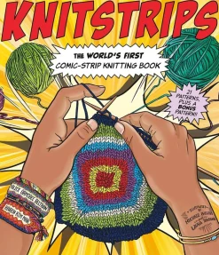 Karen Kim Mar Strikkeoppskrifter^Knitstrips: The World's First Comic-Strip Knitting Book