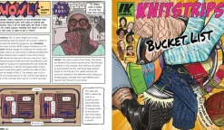 Karen Kim Mar Strikkeoppskrifter^Knitstrips: The World's First Comic-Strip Knitting Book