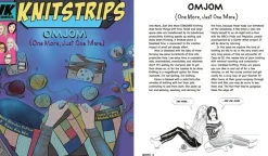 Karen Kim Mar Strikkeoppskrifter^Knitstrips: The World's First Comic-Strip Knitting Book