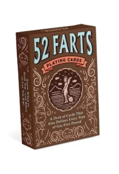 Knock Knock 52 Farts Playing Cards Deck* Kortstokk|Klassikere