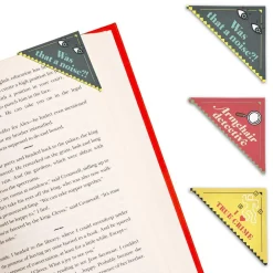 Knock Knock Mystery & True Crime Lovers Bookmark Corners* Bokmerker
