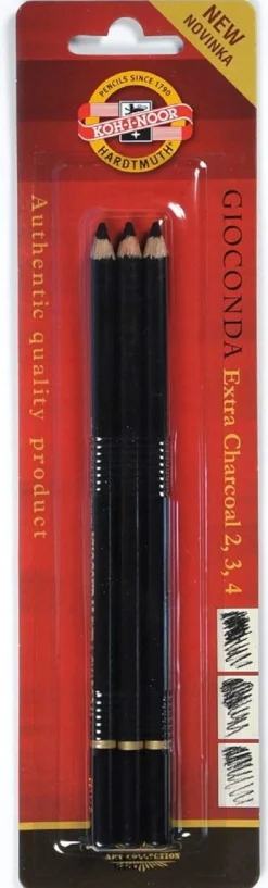 Tegne- & Maleutstyr^Koh-I-Noor Kullblyant 8811 Sort (3)