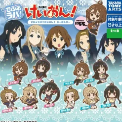 Blind boks K-ON! DefoLava! Trading Keychain* Mystery Box