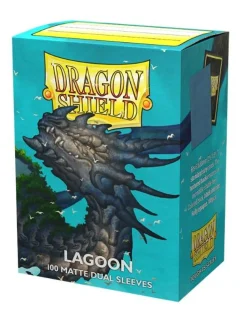 Kortlommer^Lagoon Matte Dual Dragon Shield Sleeves (100)