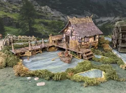 Battle Systems Kart & Battlemaps|Terreng & Tilbehør^Lake House , Fantasy Terrain