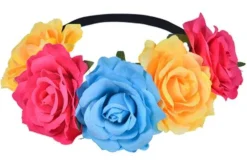 Pride Hodeplagg^Large Pansexual Flower Garland