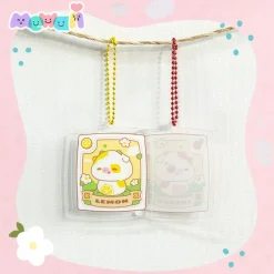 Mewaii Lemon Cow Key Ring 5,5x5,5 cm* Nøkkelringer