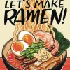 Hugh Amano Kokebøker^Let's Make Ramen!: A Comic Book Cookbook